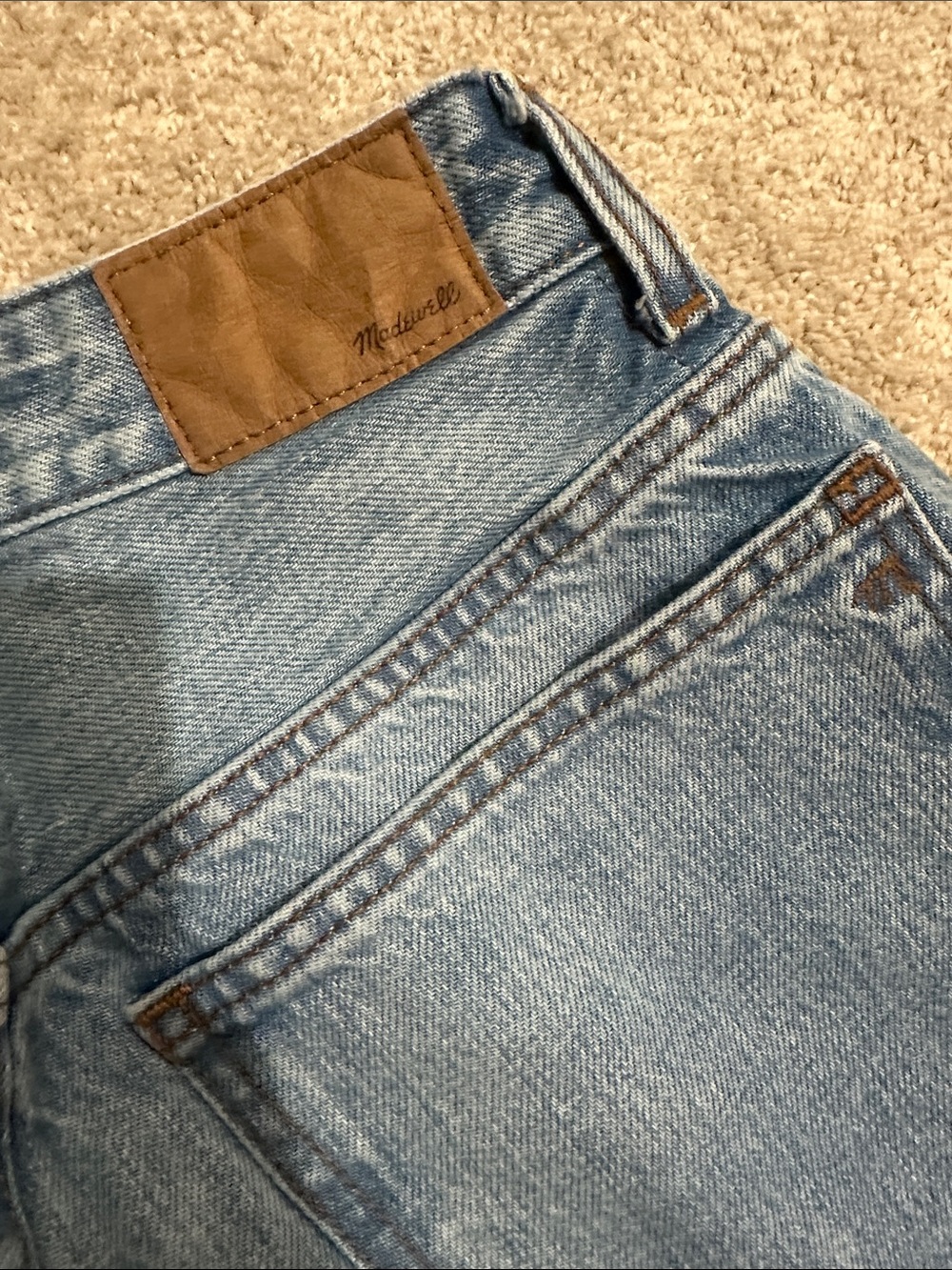 Madewell Light Blue Women’s Jeans - Curvy 90’s Straight - Picture 5 of 5